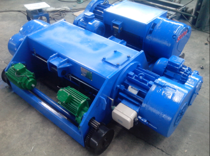 新型一體式電動(dòng)葫蘆雙梁小車
