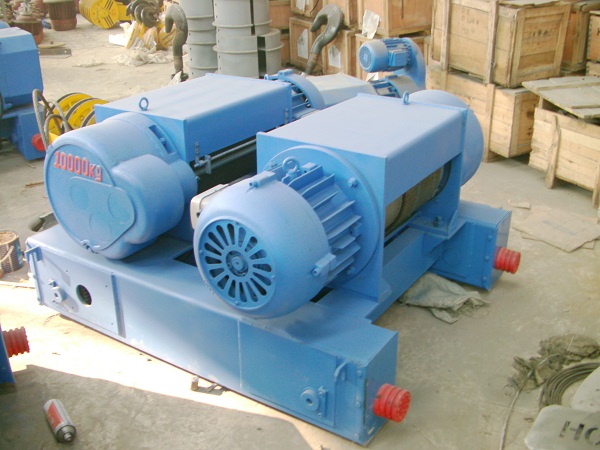 10t/10t電動(dòng)葫蘆雙梁小車
